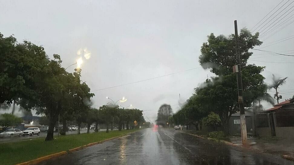 Imagem de compartilhamento para o artigo Sexta começa chuvosa em São Gabriel e frente fria pode trazer temporais na região norte da MS Todo dia